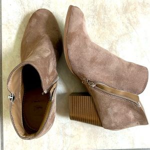 Brown booties